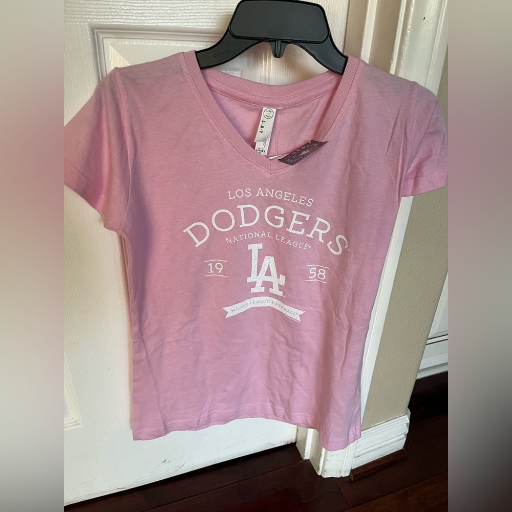 Genuine Merchandise Dodgers Pink Tee